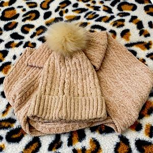 Marcus alder os beanie scarf channel set